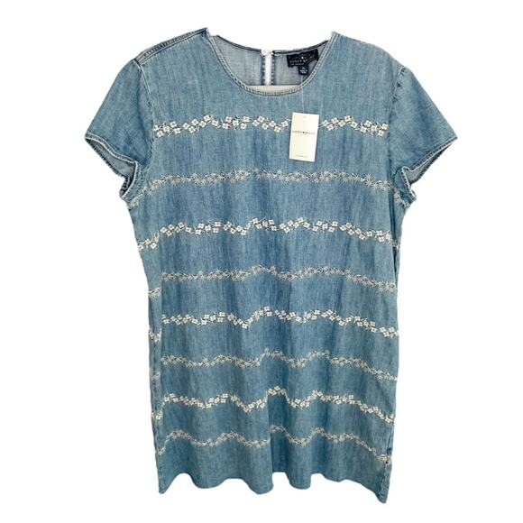 LUCKY BRAND Floral Shift Dress in Honey Grove Size XL NWT - Picture 2 of 11